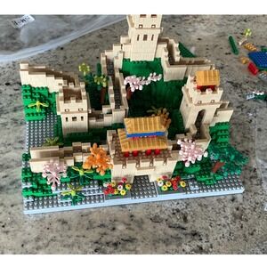 Great Wall China Yanmenguan Building Unassembled Block Set 2000 Pcs Architecture
